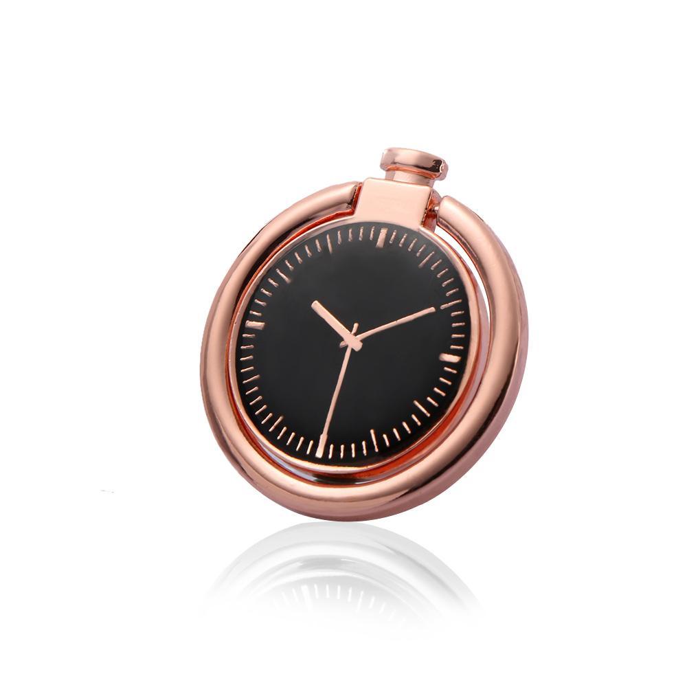 Giá Đỡ Điện Thoại Bằng Kim Loại Hình Đồng Hồ Độc Đáo