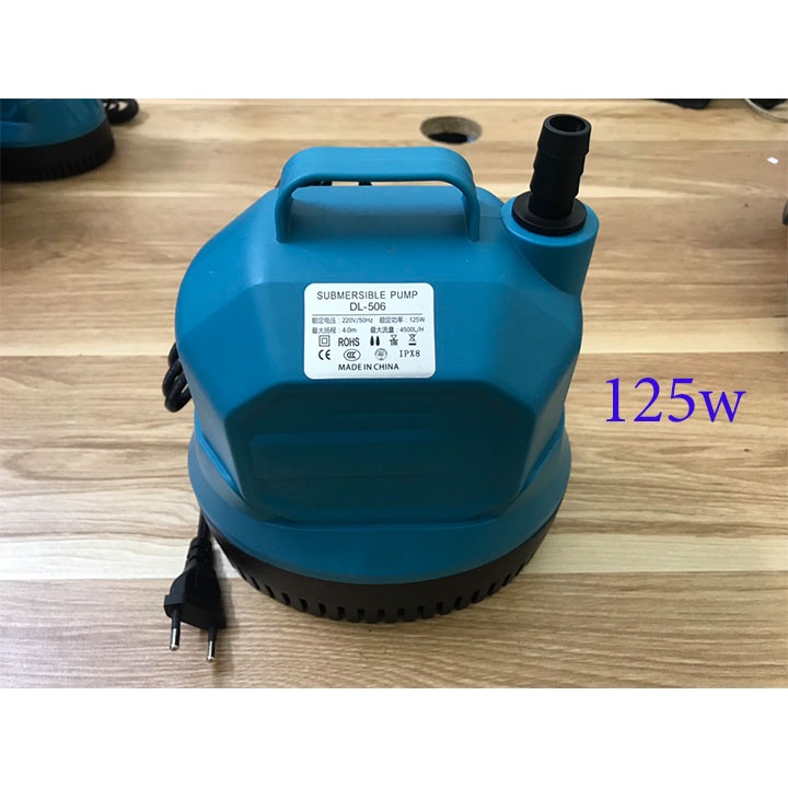 Máy bơm chìm hút đáy bể cá DL hút cặn đáy bơm hồ koi quạt điều hòa 220V công suất cao 90w,125w