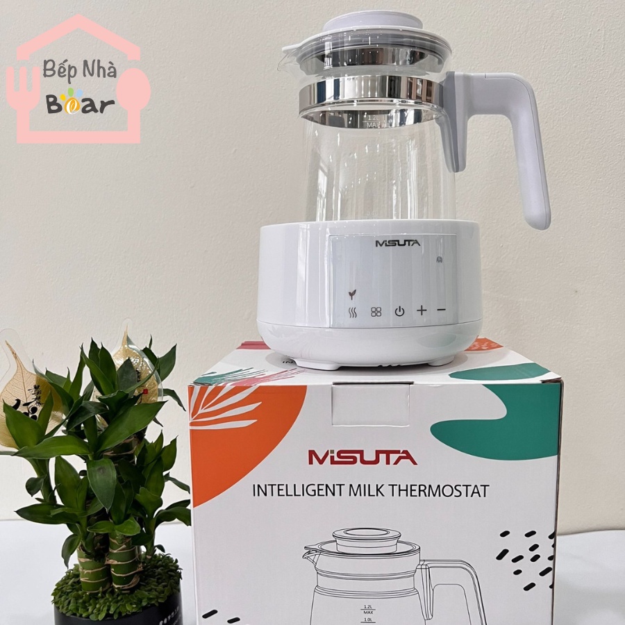 Bình đun nước pha sữa misuta có điều khiển, không có điều khiển và mẫu giá rẻ có bình rời BẾP NHÀ BEAR