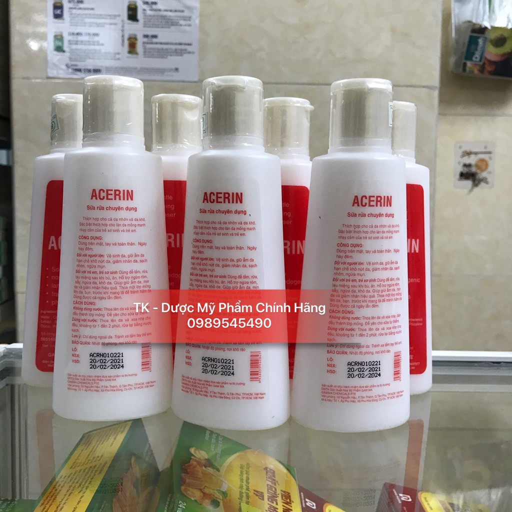 (CHÍNH HÃNG) Sữa Rửa Mặt ACERIN Dịu Nhẹ - 155ml | BigBuy360 - bigbuy360.vn