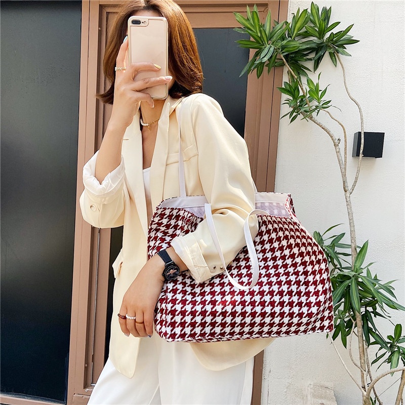 Túi Xách Canvas Thiết Kế Đơn Giản Thời Trang Mới Cho Nữ