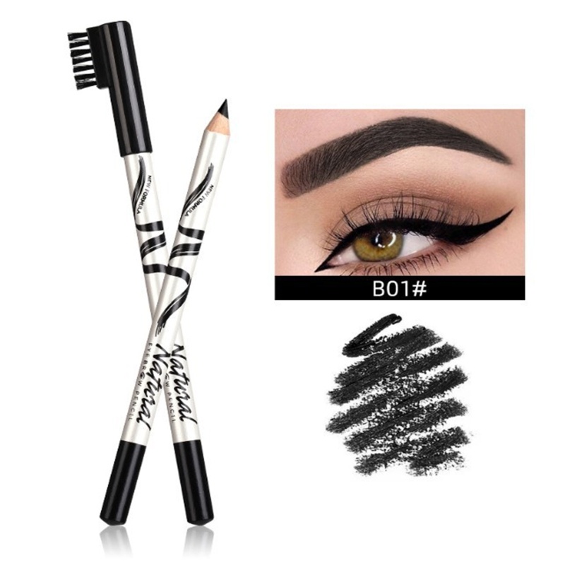 Chì Kẻ Mày Dạng Vặn Kháng Nước Chống Nhòe Lâu Trôi Với Đầu Cọ Chải Tiện Dụng