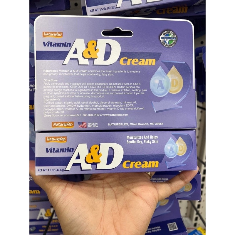 Kem chống hăm tả AD cream A&D cream A+D cream của Mỹ