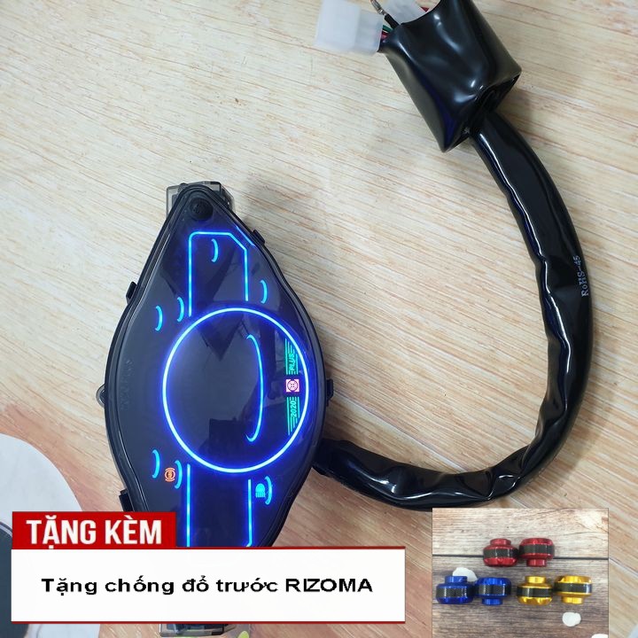 Đồng hồ điện tử Wave Anpha, Wave RS, Wave S100 mẫu 2020 Plus- Tặng ngay chống đổ trước tròn trơn - B2720