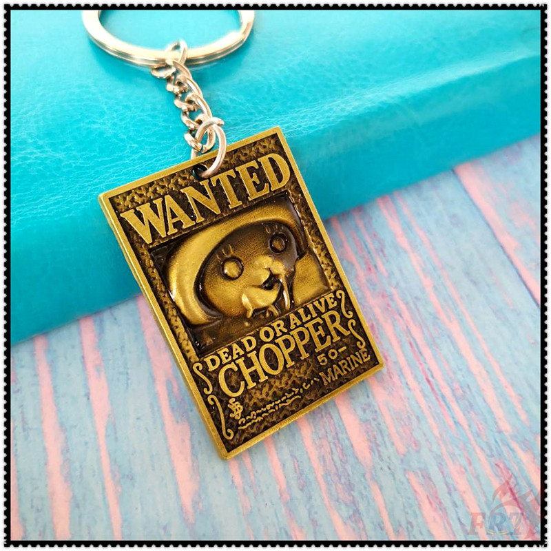 Móc khóa kim loại hình nhân vật Tony Tony Chopper hoạt hình One Piece 3 mẫu tùy chọn
