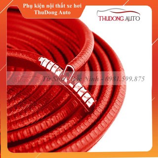 Nẹp Viền Cửa Chữ U Lõi Thép - Gioăng Cao Su Chữ U Chống Rung Chống Ồn Chống Va Đập Cao Cấp 3 Màu Đỏ Đen Trắng
