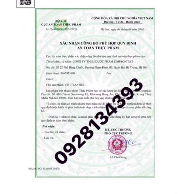 VIÊN UỐNG GIẢM CÂN VIP 7 YANHEE BOOST  giảm mỡ rắn, nhờn thuốc