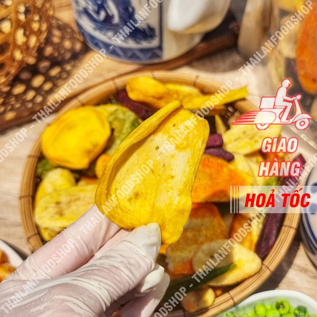 Trái Cây Rau Củ Sấy Thập Cẩm Túi 500gr