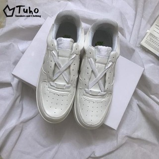 Giày Air Force 1, Giày AF1 Trắng Full Da Hai Lớp, Đế Đúc (36-43) -TuhoShop.com