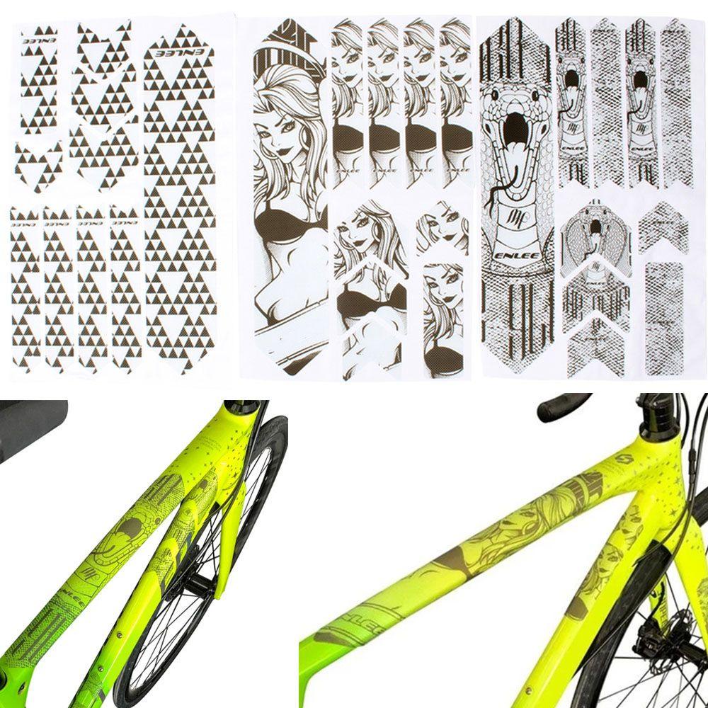 Miếng Dán 3D Bảo Vệ Khung Xe Đạp Leo Núi Chống Trầy Tháo Rời Được Tiện Lợi