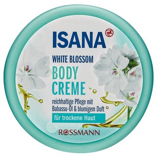 Kem dưỡng trắng cơ thể Isana hoa Mai trắng & dầu Cọ 500ml
