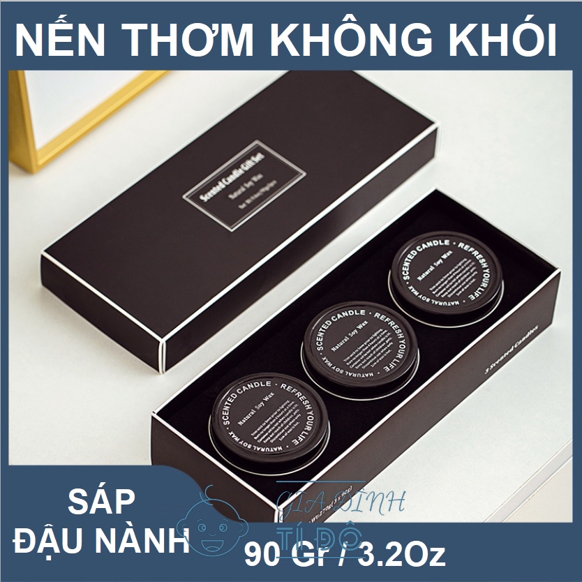 Nến Thơm Tinh Dầu Cao Cấp Không Khói An Toàn Candle Cup