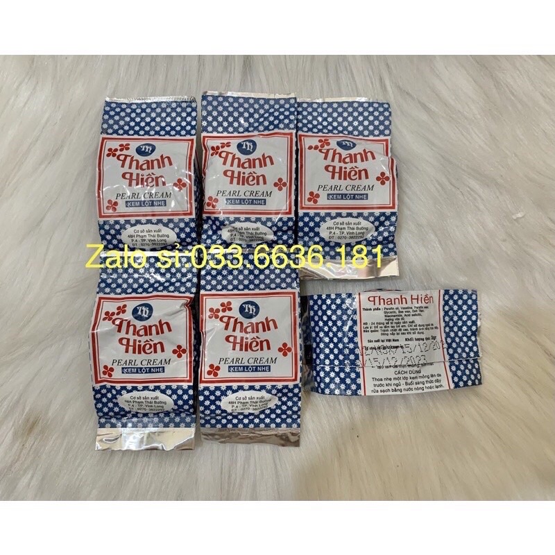 6 hủ kem thanh hiền loại 1 có dập chữ