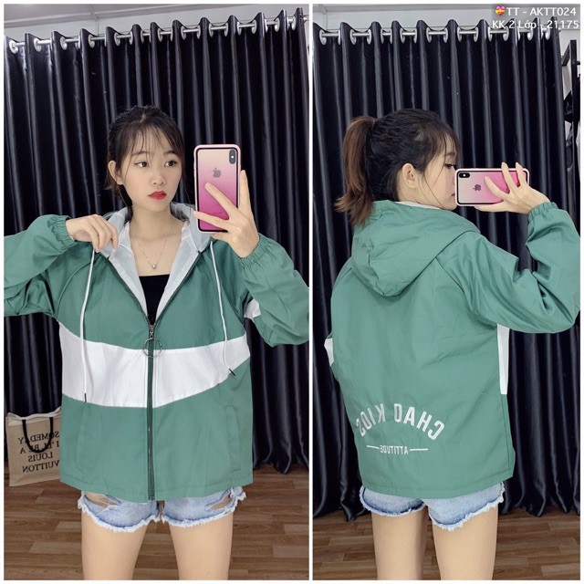 🌵 𝐓𝐡𝐞𝐔𝐥𝐳𝐳𝐚𝐧𝐠 🌵 CM Áo Khoác Kaki 2 Lớp Phối Viền Thêu Chữ (Kèm Video, Hình Thật) | BigBuy360 - bigbuy360.vn