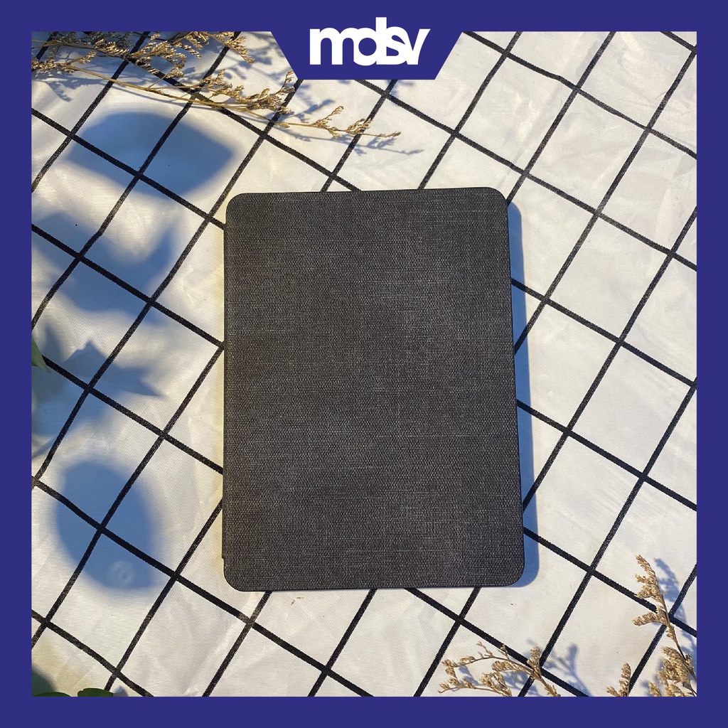 Bao da cover Kindle Paperwhite Gen 5 11th vân vải tự động tắt mở sang chảnh cứng cáp đến giật mình
