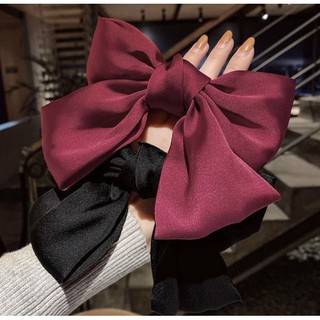 Kẹp Tóc Nơ Lụa Satin Phong Cách Hàn Quốc Siêu Hot