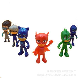 Set 6 mô hình mặt nạ có thể di chuyển dùng để trang trí tiểu cảnh