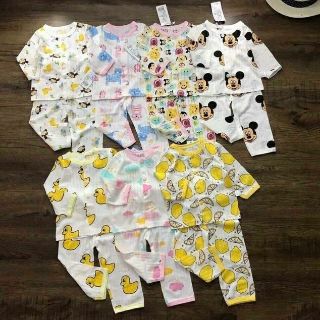 Thanh lý sét 2 Bộ cotton giấy dài tay cho bé