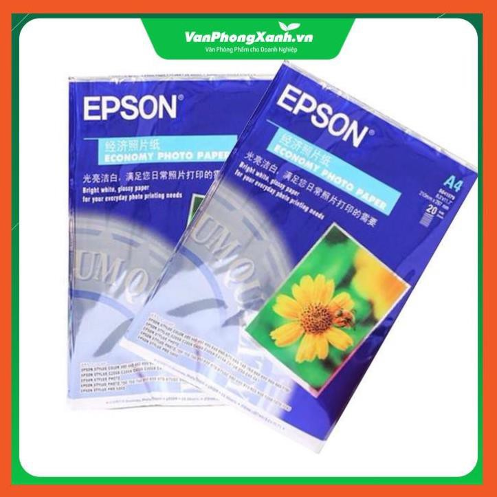 Giấy in ảnh Epson 1 mặt A4 hoa cúc S041579 (20 tờ/tập) 230g Thăng Long