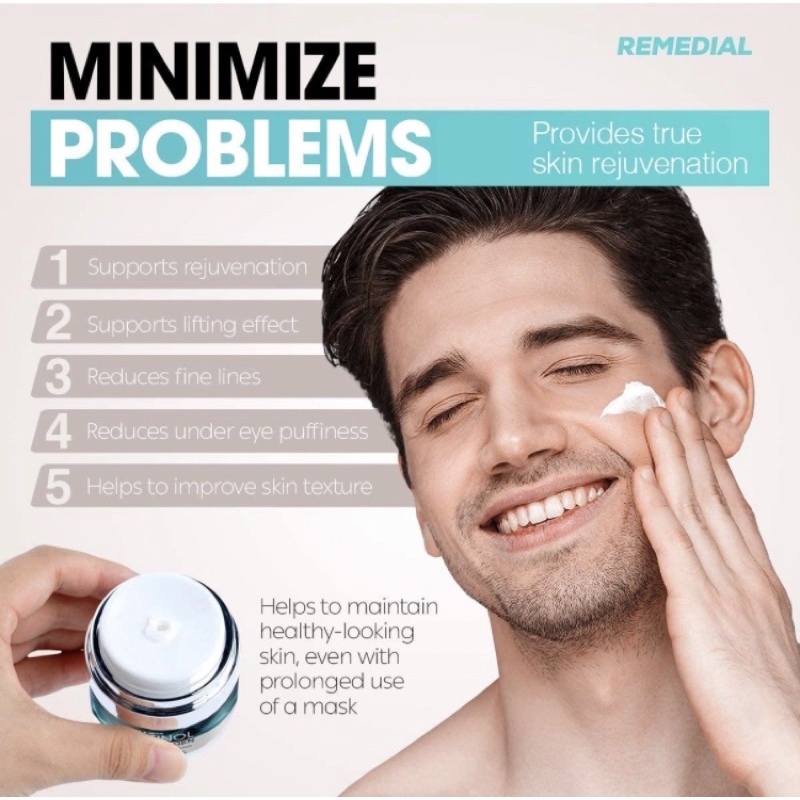 Kem dưỡng da chống lão hoá Retinol &amp; Collagen Remedial 50ml USA