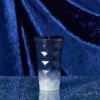 Ly Cold Cup Starbucks 16Oz (473Ml) Stainless Steel Gradient Blue