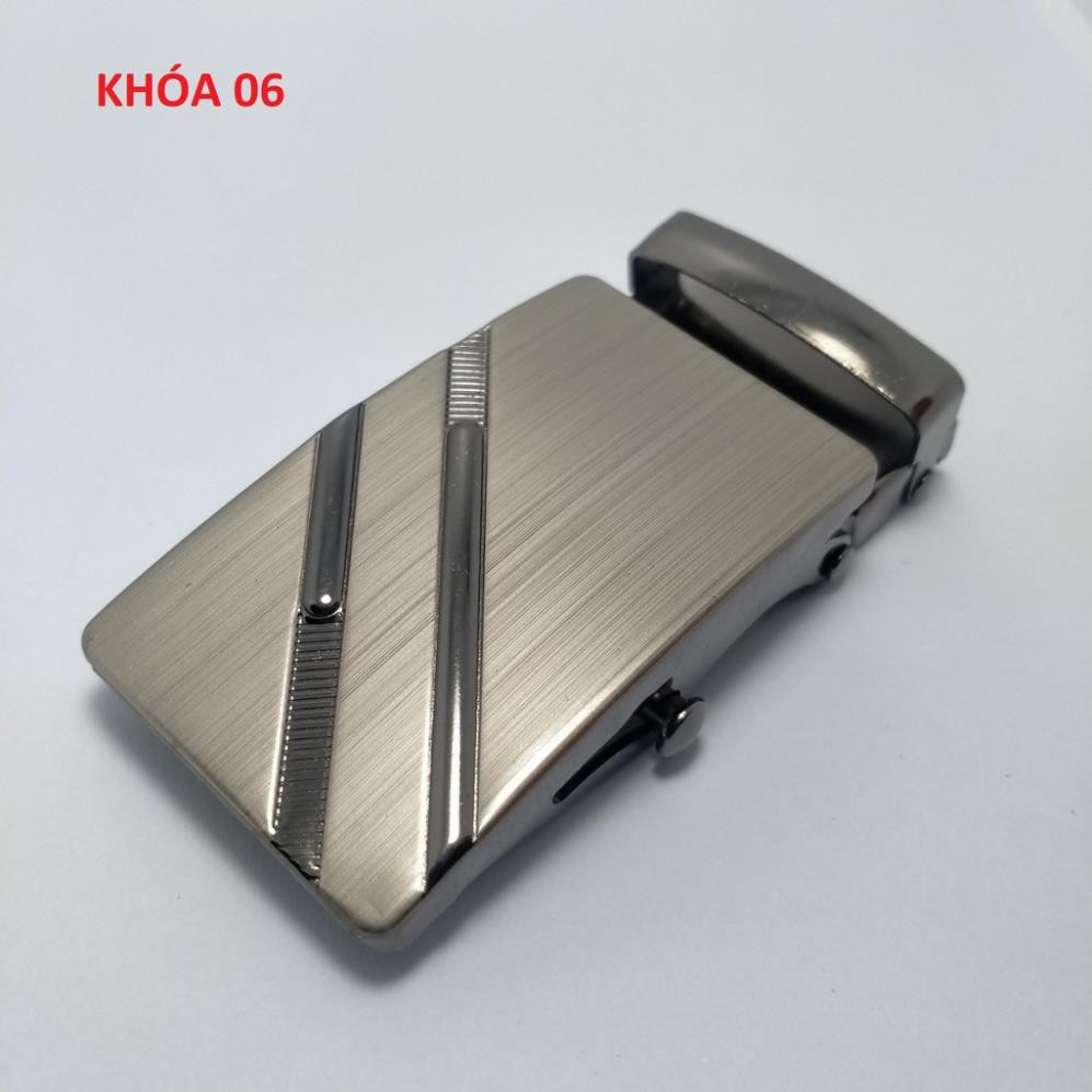 Mặt Khóa Thắt Lưng Nam - Mặt Lăn Bằng Hợp Kim Chống Gỉ Màu Xám Đen Cho Thắt Lưng < 3.7mm