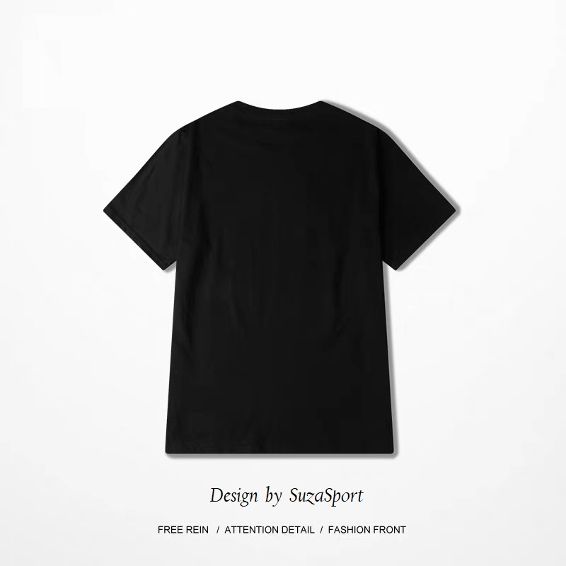Áo thun Anhxtanh Đeo Kính Unisex Basic Tee 100% Cotton thiết kế SuzaSport, phông trơn nam nữ tay lỡ oversize form rộng
