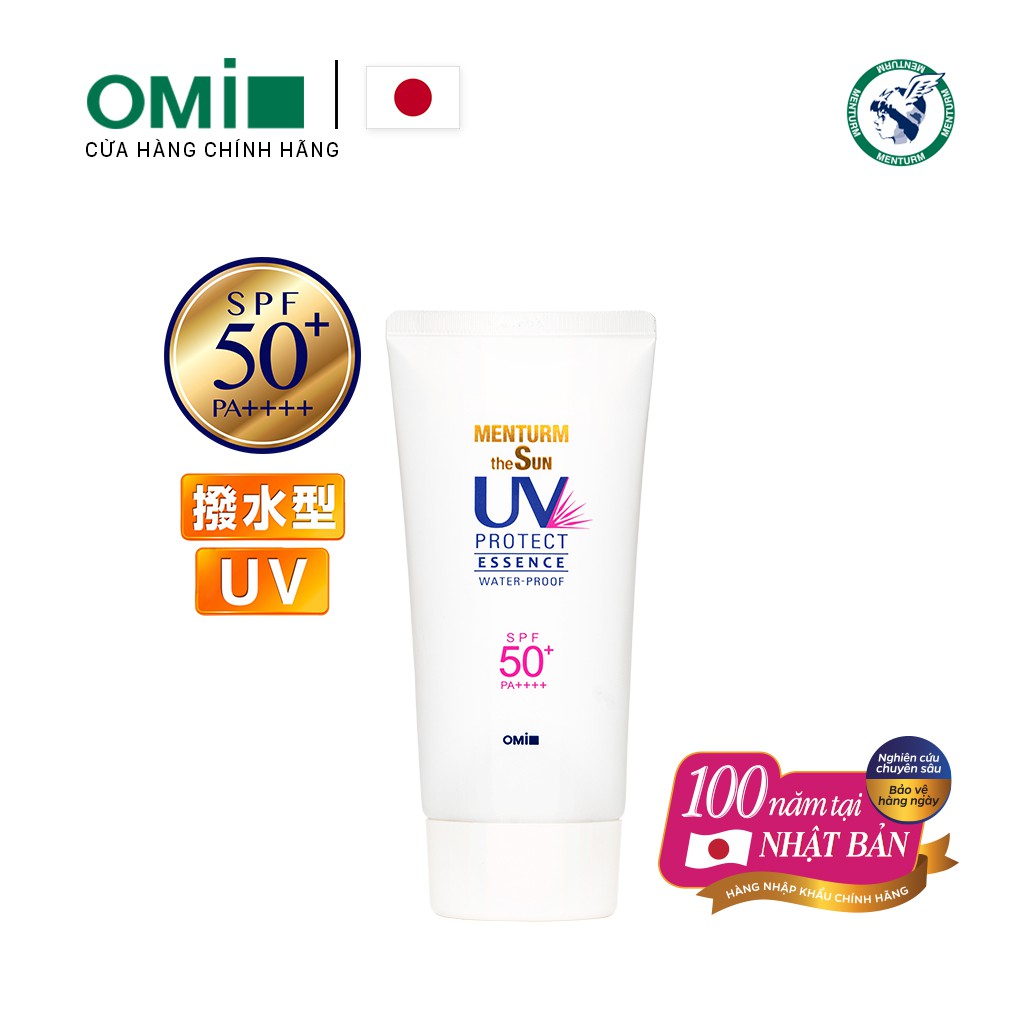 GEL Chống nắng OMI MENTURM the SUN Essence màng nước tinh khiết cấp ẩm bảo vệ da SPF50+ PA++++80 g