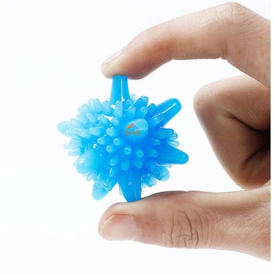 Combo 10 quả bóng giặt gai nhím bằng nhựa dẻo, giặt cực sạch mà không gây hại cho quần áo nhé các mẹ