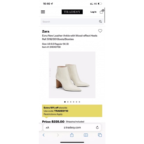 Boot Zara chính hãng