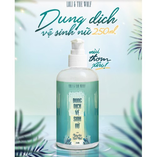 Dung dịch vệ sinh phụ nữ chai lớn 250ml ☘️[CHÍNH HÃNG]☘️Dung dịch vệ sinh phụ nữ tự nhiên làm sạch khử mùi hô