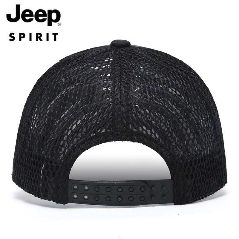 Jeep mũ lưỡi trai vành cong màu đen thời trang xu hướng hàn quốc a0371 - ảnh sản phẩm 6