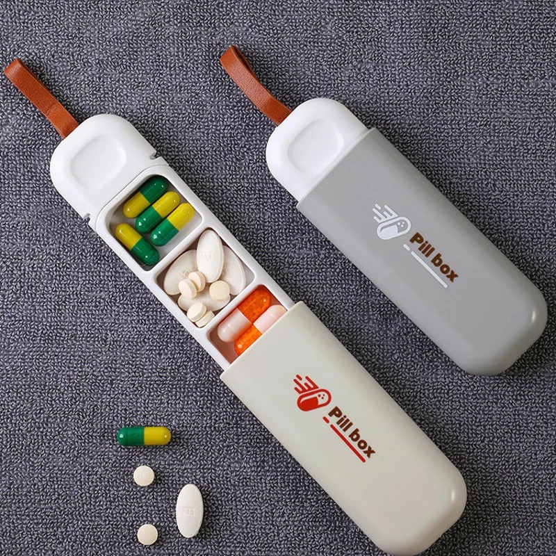 Hộp Đựng Thuốc 3 Ngăn Tiện Lợi