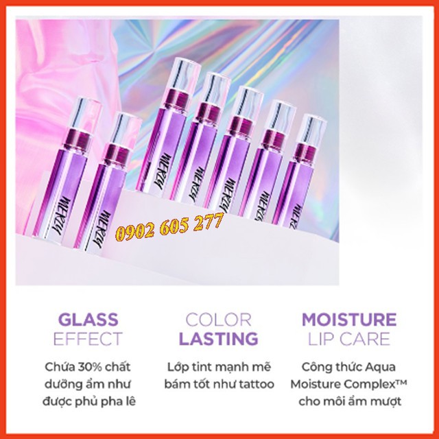[Hàng chính hãng]Son Tint Bóng Siêu Lì, Cho Đôi Môi Căng Mọng Merzy Aurora Dewy Tint 5.5g | BigBuy360 - bigbuy360.vn