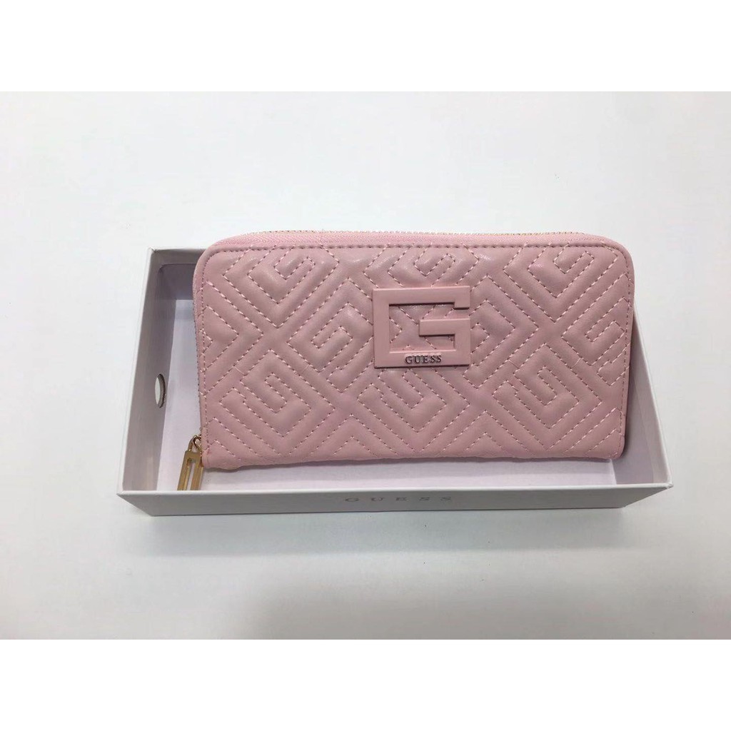 Túi clutch, ví dài da chần mới guess