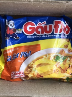 Thùng mì Gấu Đỏ nhiều vị 30gói