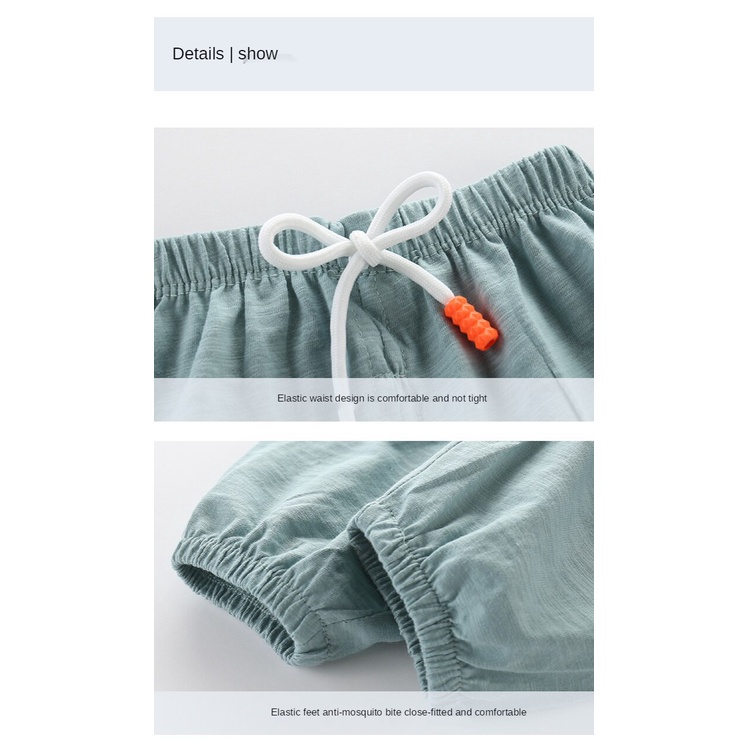 Quần Dài Nhẹ Cho Bé Trai Và Bé Gái Quần Cotton Dài Chống Muỗi Mùa Hè Cho Bé 6 tháng đến 4 tuổi