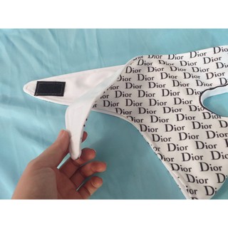Khẩu Trang Dior Trắng Hàng Hiệu Trùm Kín Mặt