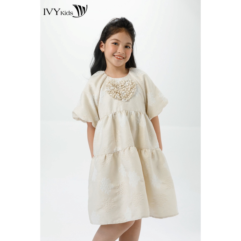 Đầm organza dáng xòe bé gái IVY moda MS 48G1478