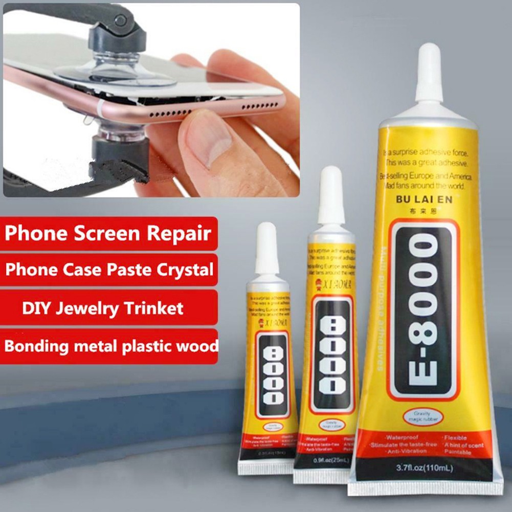 50ml E8000 Phone Screen Frame Repair DIY Jewelery Clear Glue Adhesive Liquid G22