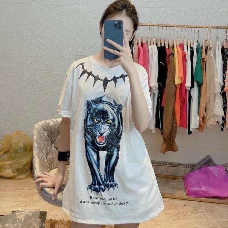 Áo Thun Tay Lỡ Hổ Xanh CAMNHUNG Áo Thun Nam Nữ Unisex Hot Hit