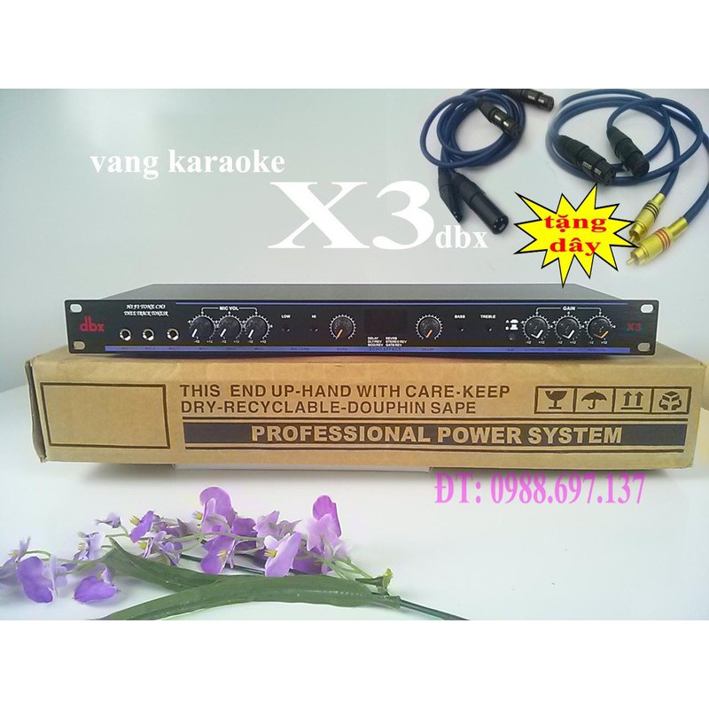 vang số karaoke dbx X3 - mixer echo karaoke