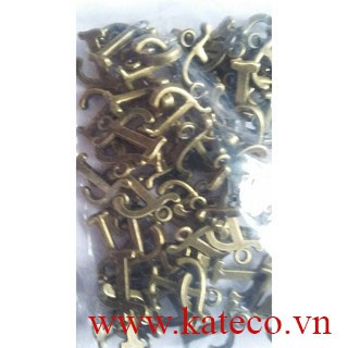 A1920T Chữ hoa 13mm Màu đồng 50 gram/bịch