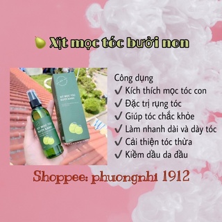 Xịt mọc tóc bưởi xanh chai 100ml