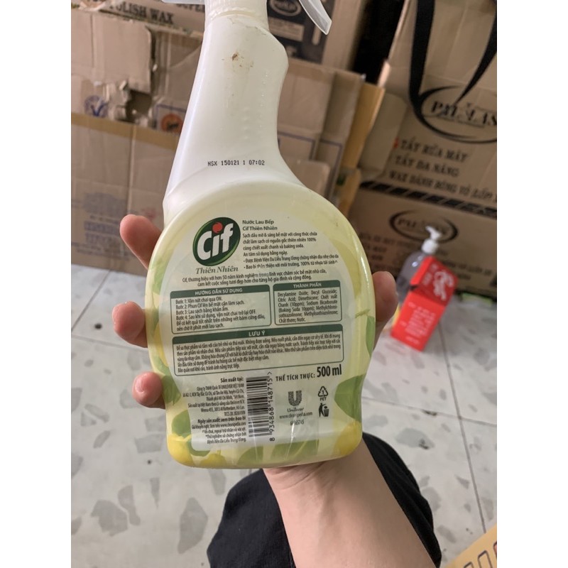 Cif lau bếp 520ml