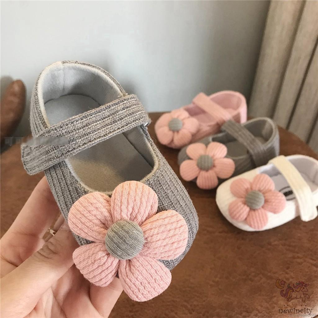 ❀Đứa Trẻ Wow Nhỏ❀ Giày ĐíNh Hoa MềM MạI Cho Bé