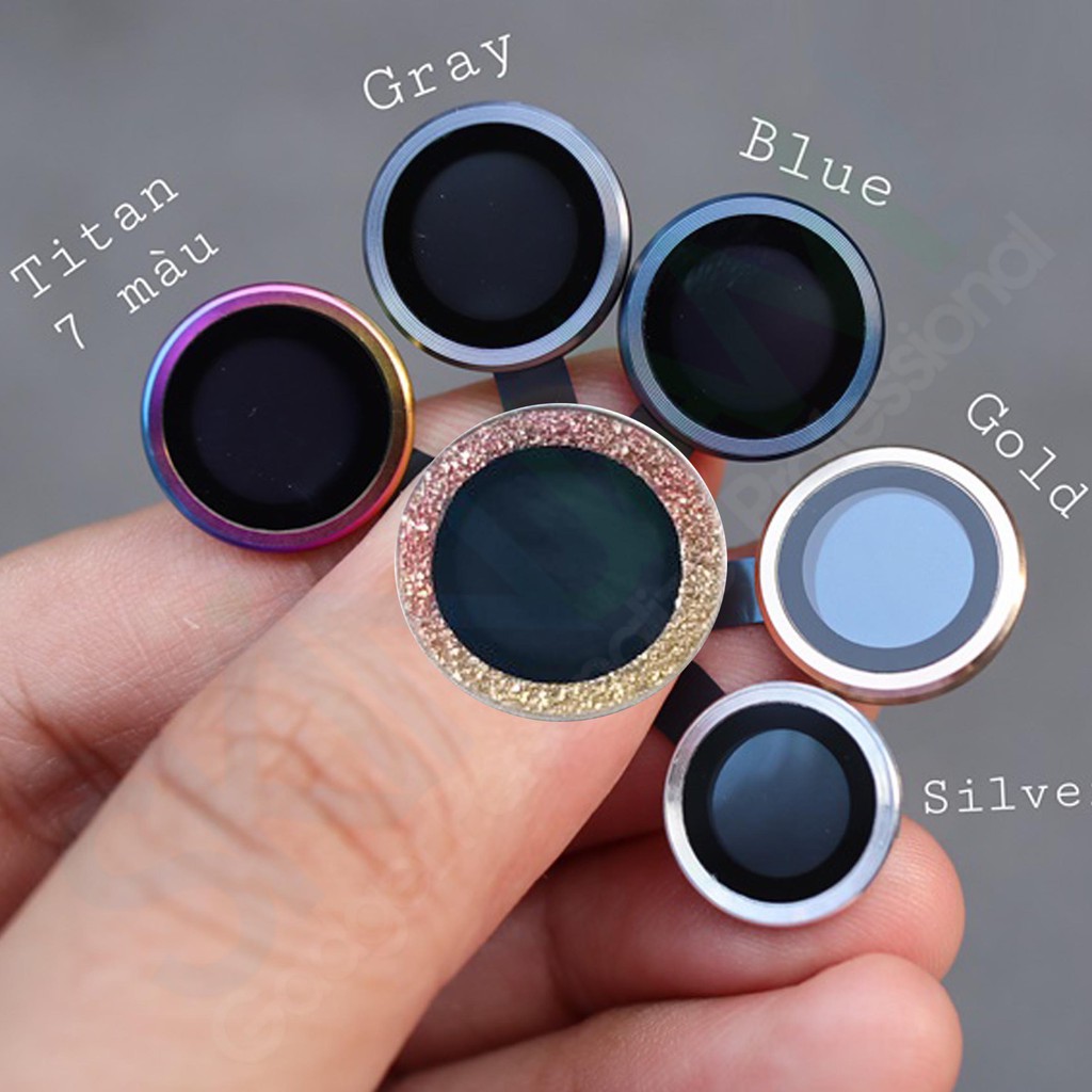 Bộ Lens 3 iP 15Promax Mắt Bảo Vệ Mắt Cam Titan Diamond Lens iP14 Pro Max- 13 HOT HOT Về 18 Màu | Từng Vòng Camera