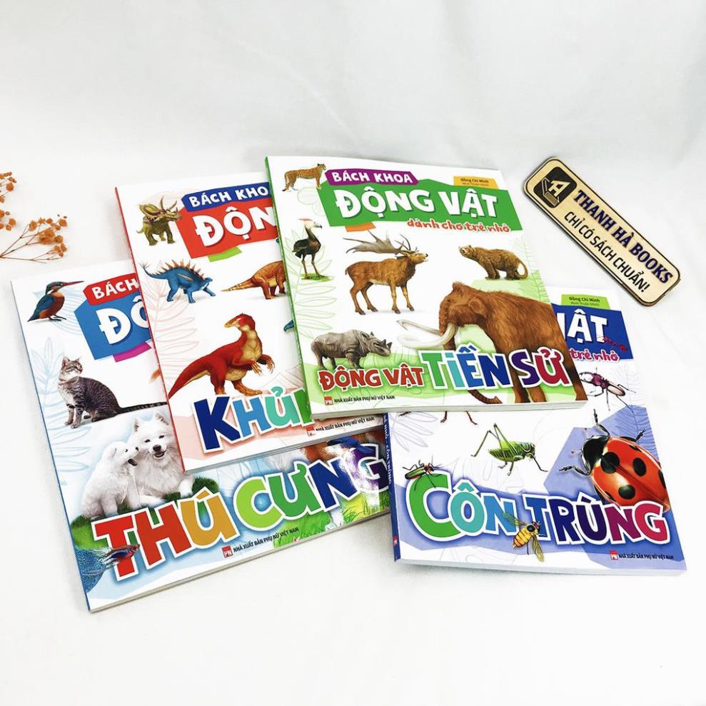 Sách - Bách khoa động vật dành cho trẻ nhỏ - Bộ 4 quyển (Lẻ tùy chọn) - Minh Long