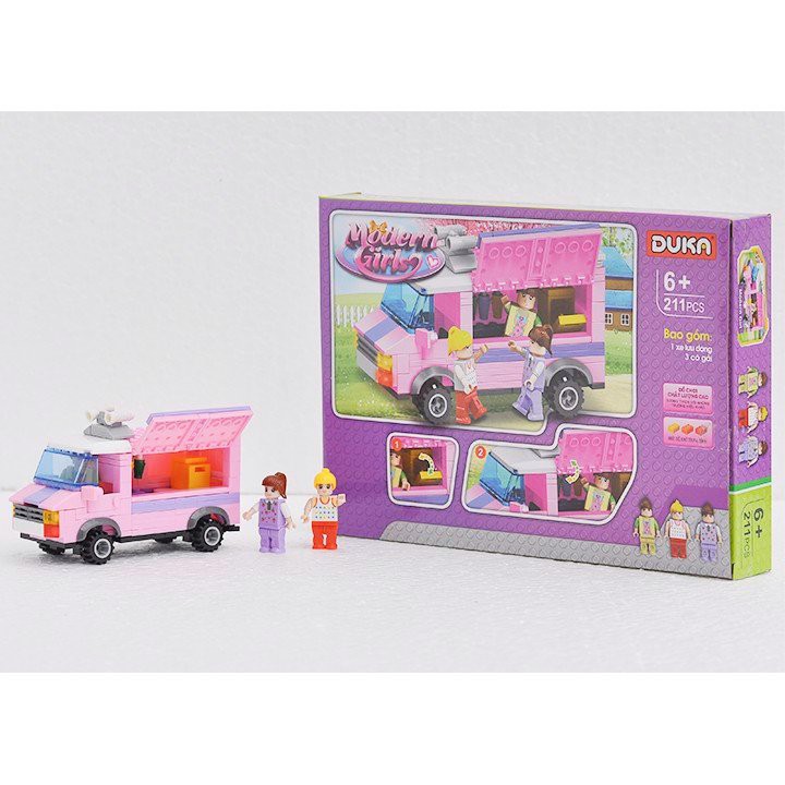 Đồ Chơi Duka: Ghép Hình - Những Cô Gái Hiện Đại 211 Chi Tiết (Z70503)