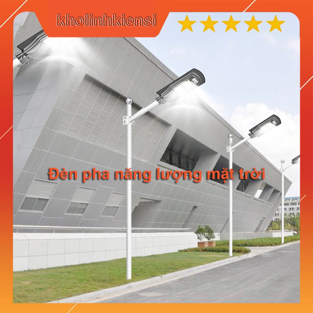 Đèn Led chiếu sáng đường phố năng lượng mặt trời_pin mặt trời gắn liền trên thân đèn, ánh sáng trắng 1101_40W